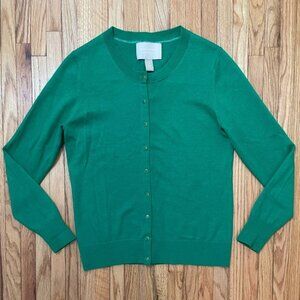 BANANA REPUBLIC Green Wool Cardigan